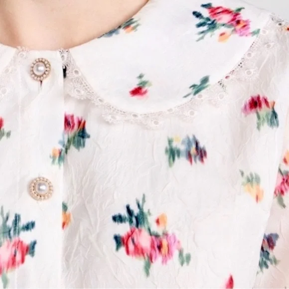 HILL HOUSE going out sleep floral pajama set - Picture 2 of 15